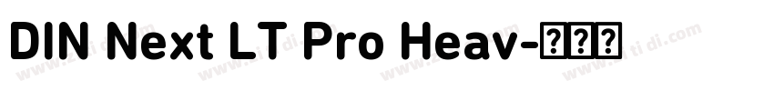 DIN Next LT Pro Heav字体转换